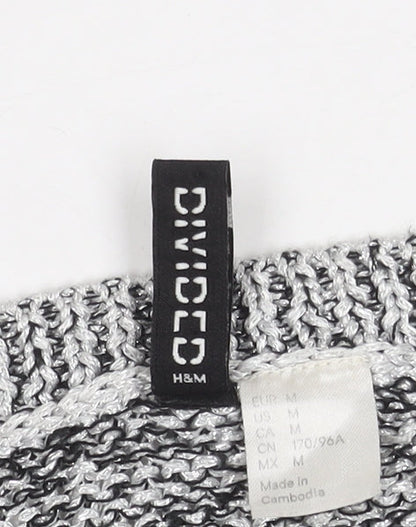 H&M Women's Black Knit Pullover Jumper Size M