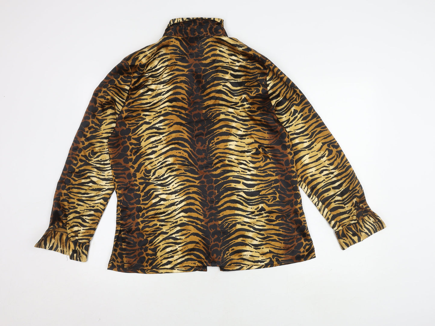 Marks and Spencer Women's Animal Print Button-Up, Size 12