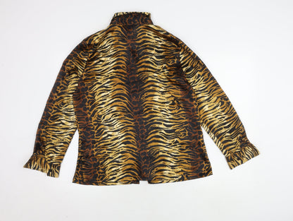 Marks & Spencer Women's Animal Print Button-Up, Size 12