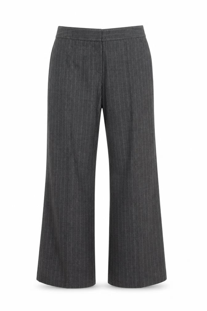Next Women's Grey Striped Dress Pants Size 14