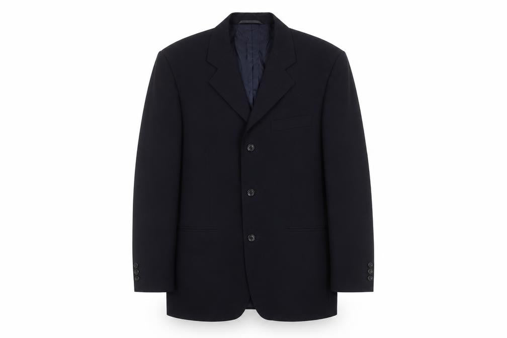 Burton Mens Blue Wool Blazer 38S