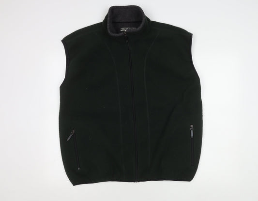 ROUGHDRESS Men's Grey Fleece Waistcoat, L, Casual