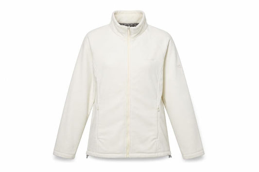 Craghoppers Women's White Fleece Jacket, Size 12