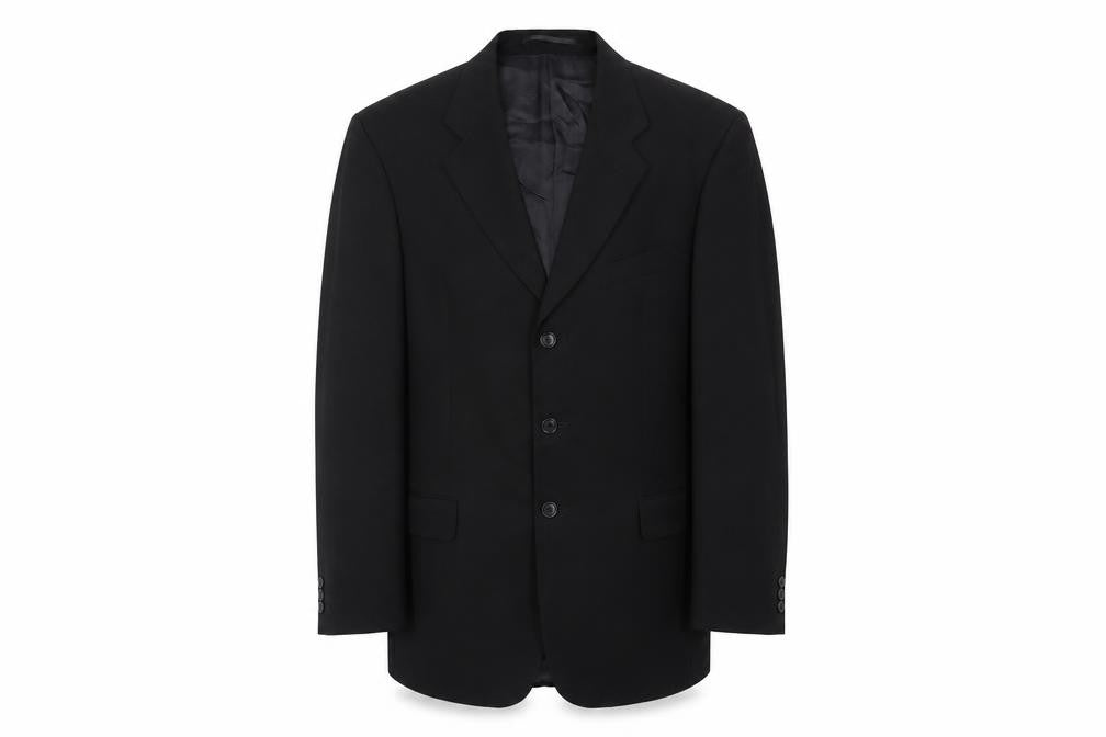 Pierre Cardin Men's Black Blazer 40R Classic Fit