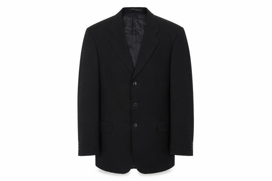 Pierre Cardin Men's Black Blazer 40R Classic Fit