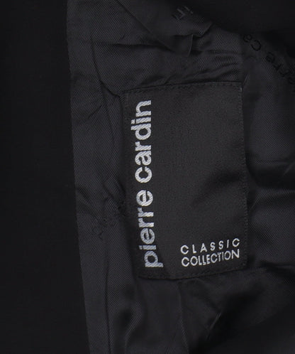 Pierre Cardin Men's Black Blazer 40R Classic Fit
