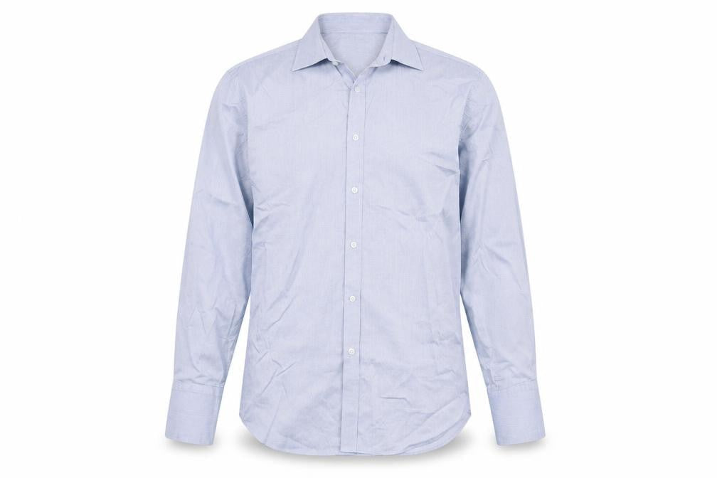 Jasper Conran Men's Blue Check Regular Fit Shirt 16.5