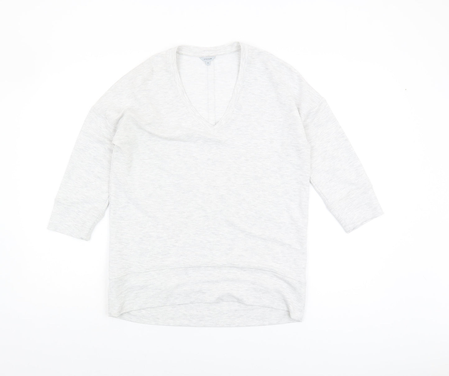 Jigsaw Women's White V-Neck Top XS
