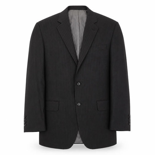 Austin Reed Men's Grey Striped Blazer 44R