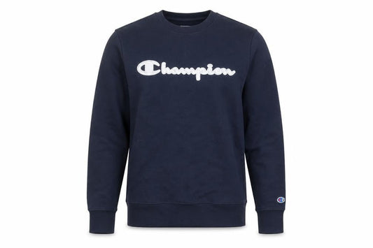 Champion Men's Blue Sweatshirt S with Logo