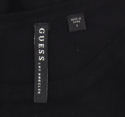 Brand and care label for Guess Women's Black Dress S 3/4 Sleeve