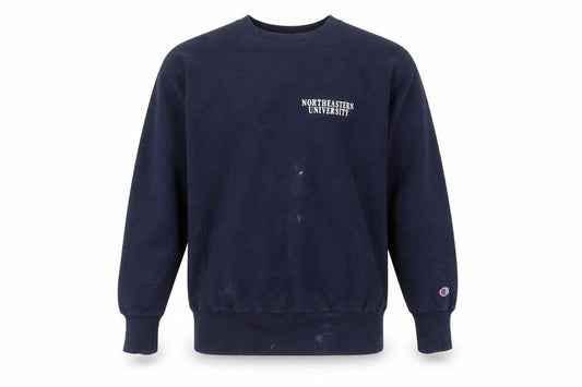 Champion Men's Large Blue Northeastern Sweatshirt