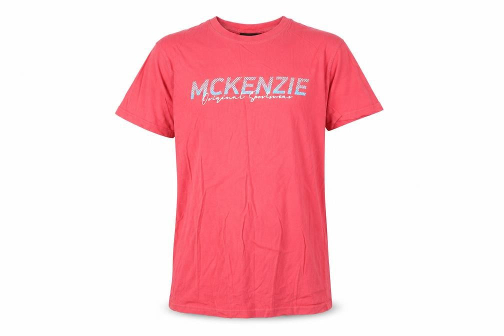 McKenzie Men's Red Crew Neck T-Shirt S