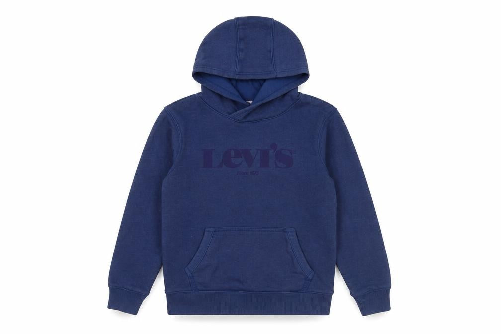Levi's Boys Blue Hoodie 9-10 Years Pullover Cotton Blend