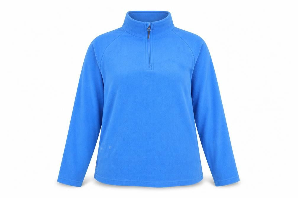 Quechua Women's Blue Fleece Pullover Sweatshirt Size 12