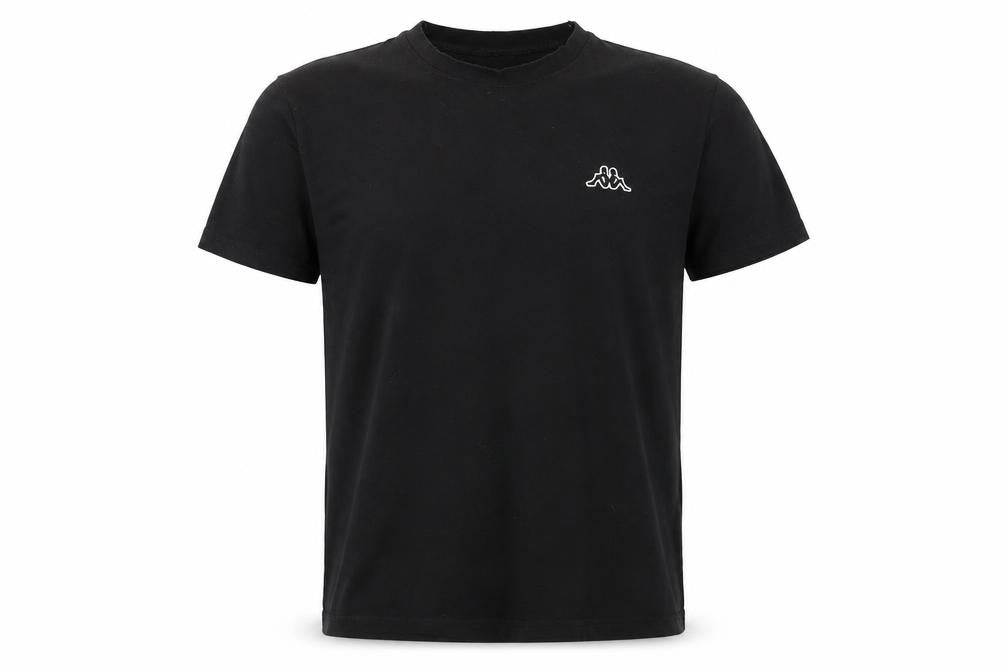 Kappa Men's Black Small Crew Neck T-Shirt