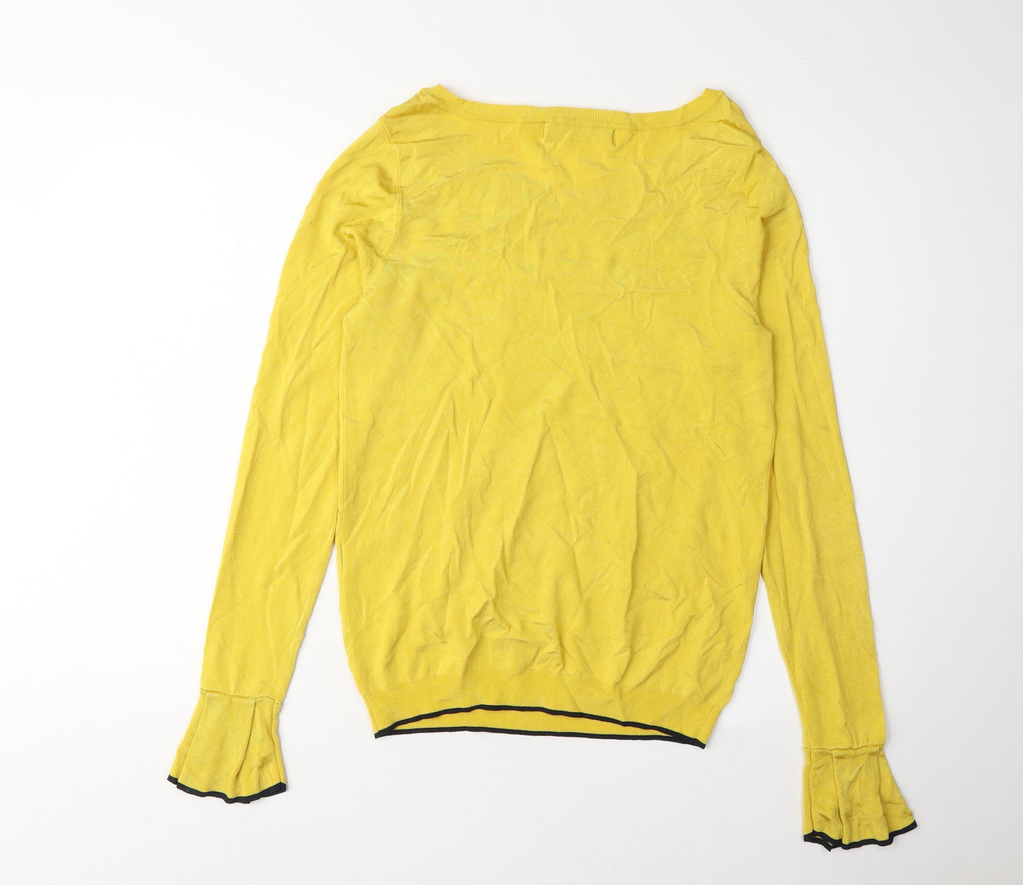 Vero Moda Women's Yellow Pullover Jumper, M, Boat Neck