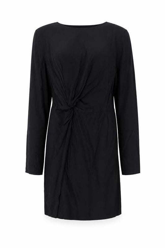 H&M Women's Black Long Sleeve Dress, Size 8