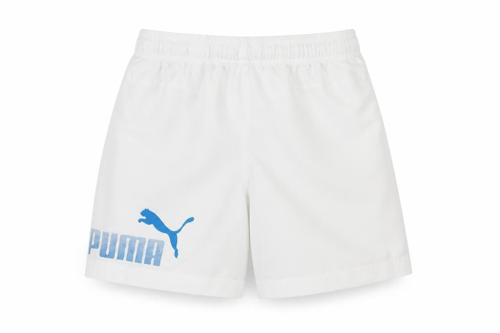 Puma Boys' White Athletic Shorts, Size 8, Quick Dry Activewear
