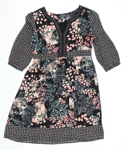 Marks & Spencer Women's Multicoloured Floral Dress, Size 12