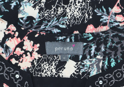 Marks & Spencer Women's Multicoloured Floral Dress, Size 12