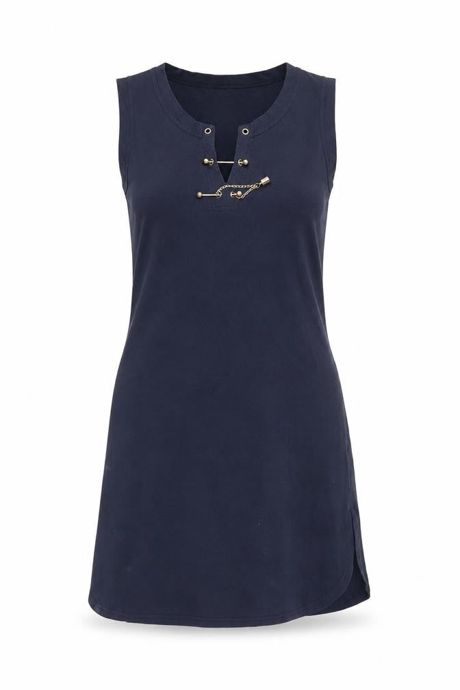 Apricot Women's Blue Sleeveless Dress Size 10