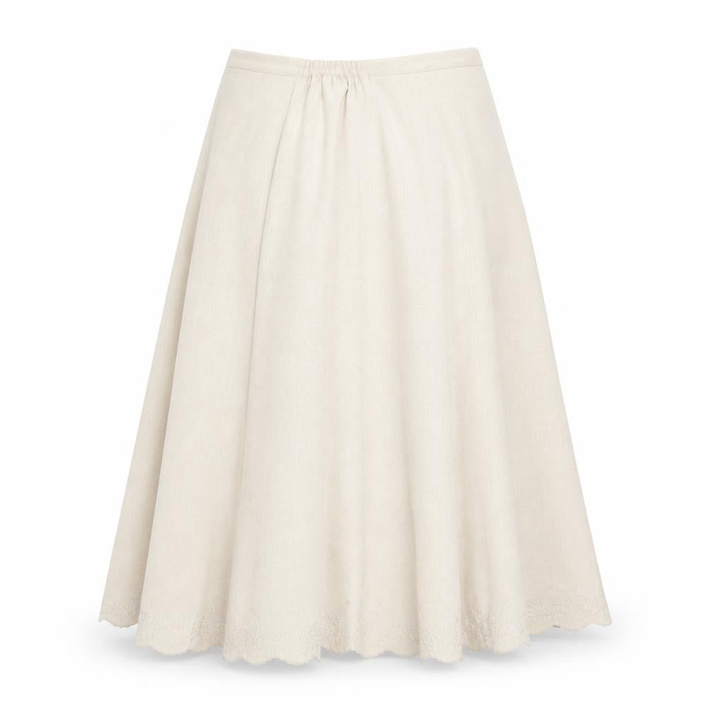 Eastex Women's Beige Skirt, Size 10, Classic Elegance