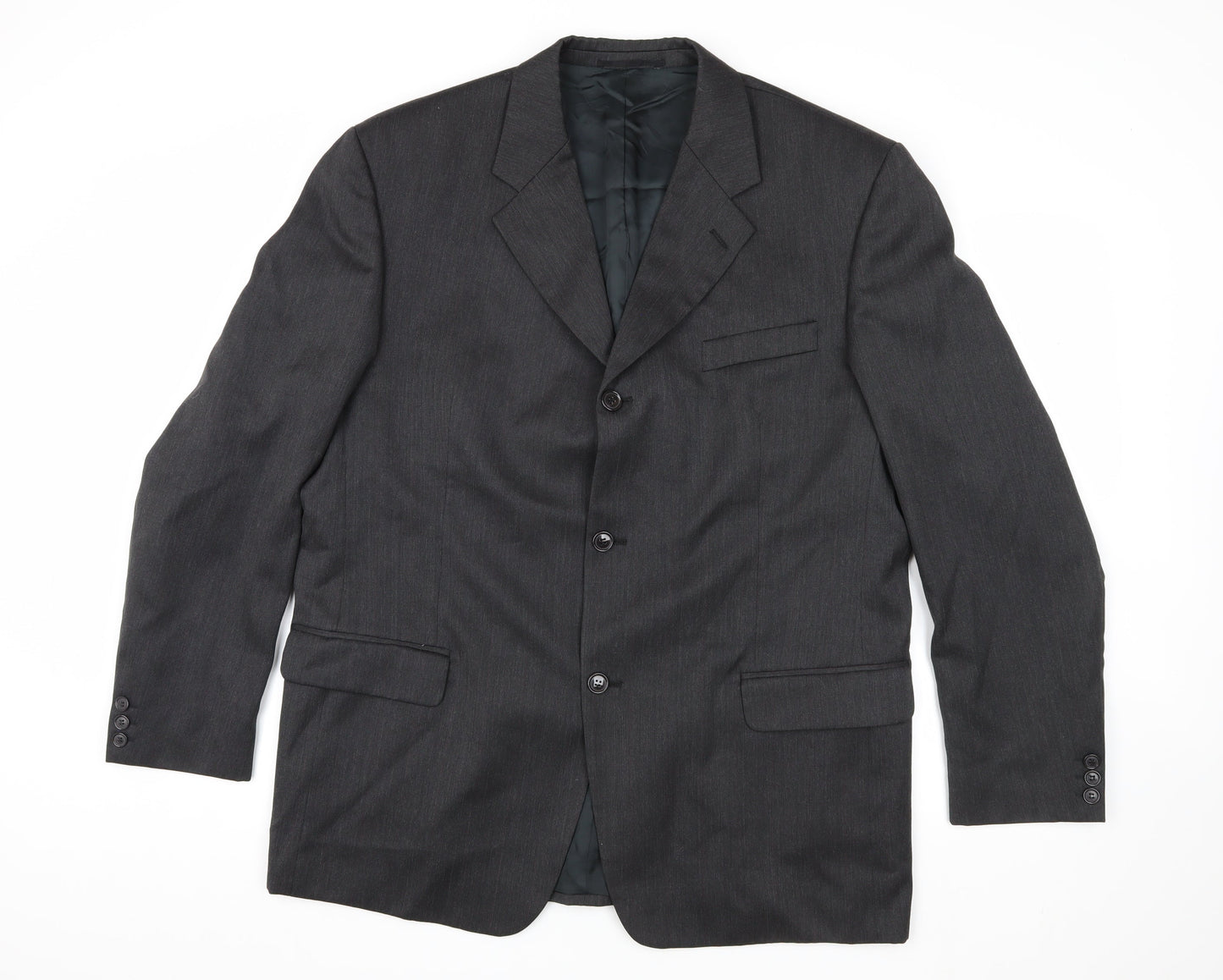 Horne Brothers Men's Grey Blazer Size 44R Regular Fit
