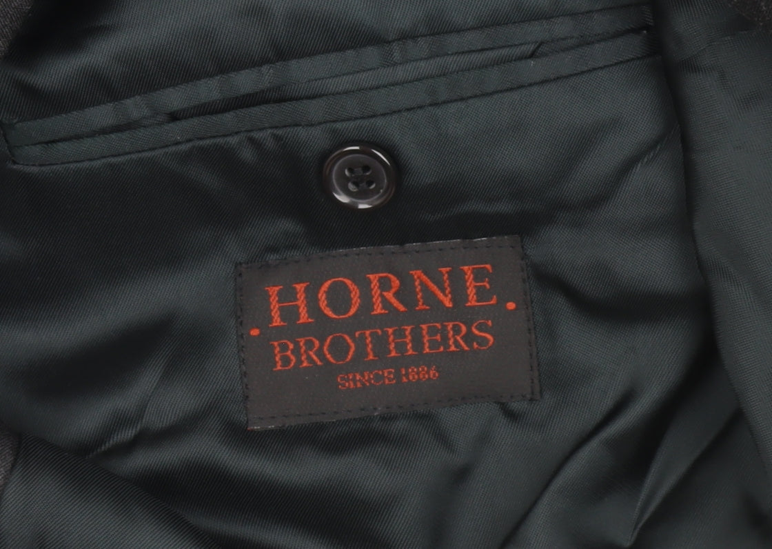 Horne Brothers Men's Grey Blazer Size 44R Regular Fit