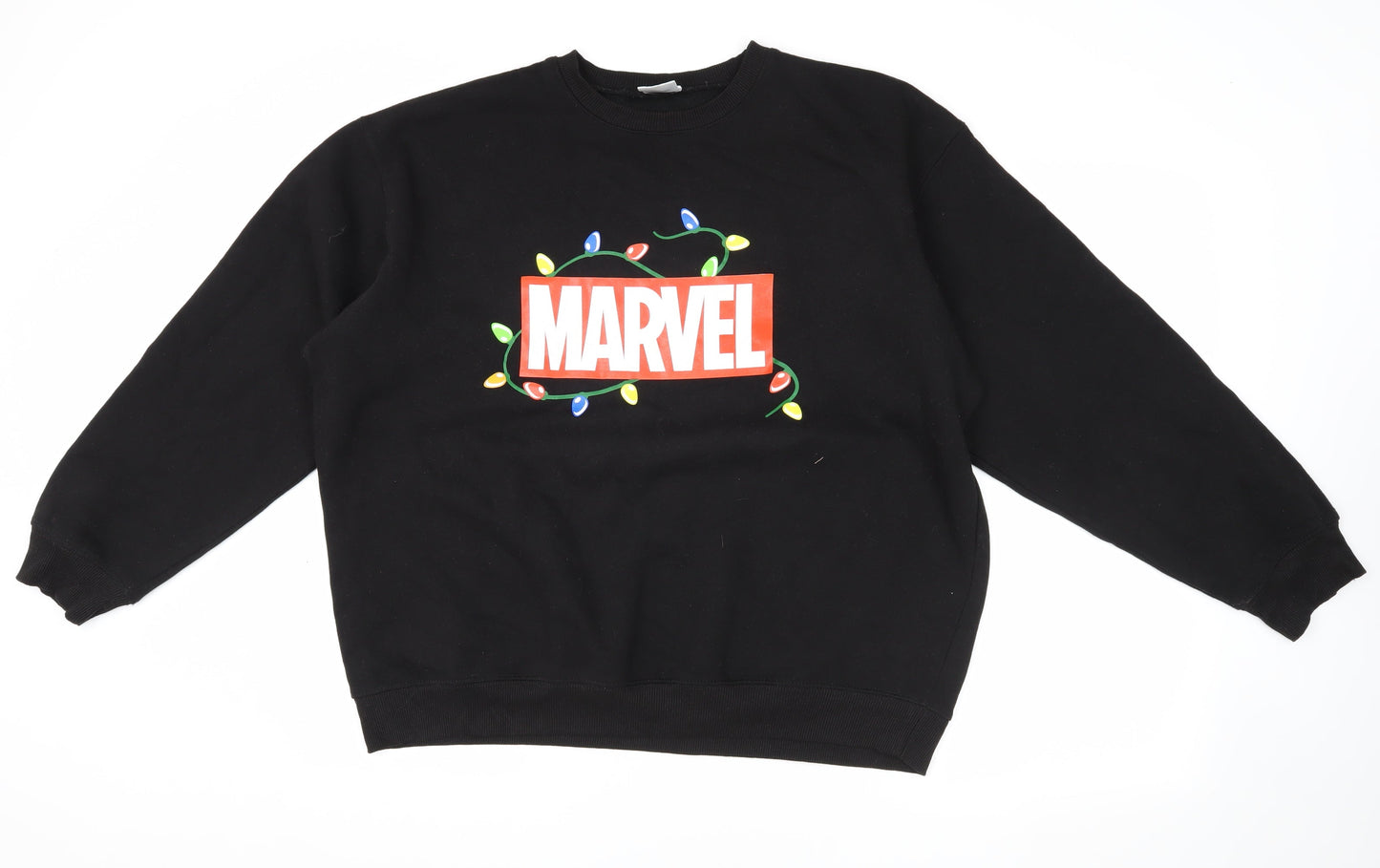 Marvel Men’s Black Christmas Sweatshirt M