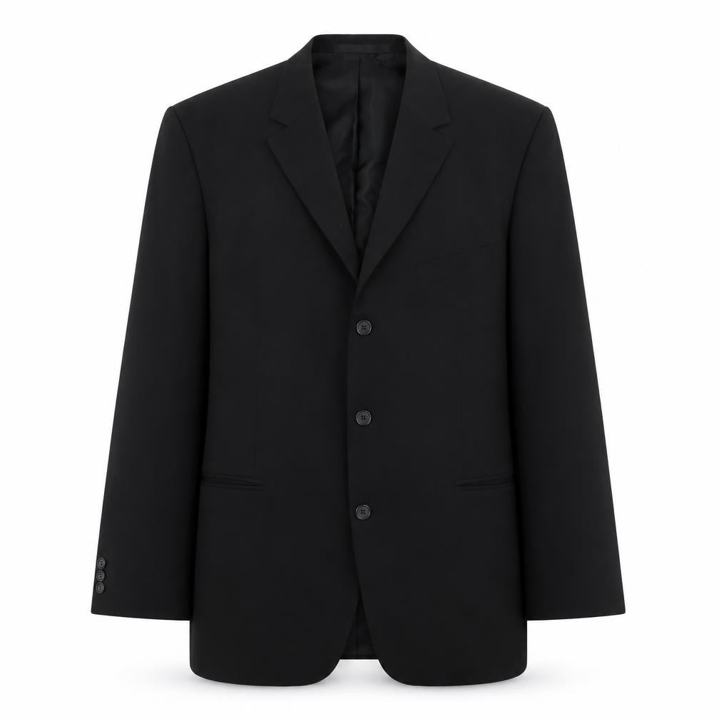 Marks & Spencer Men's Black Blazer 44R Wool Blend