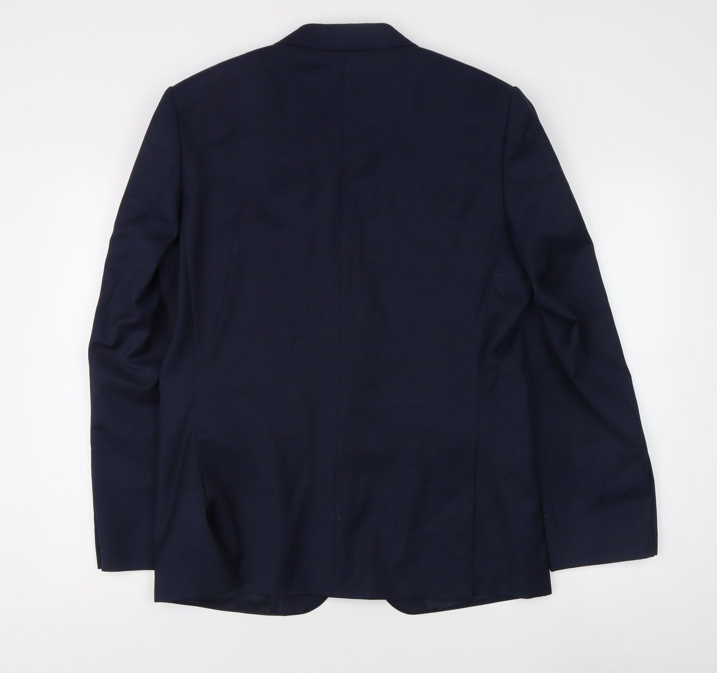 Marks and Spencer Men's Blue Wool Blazer 40R, Formal