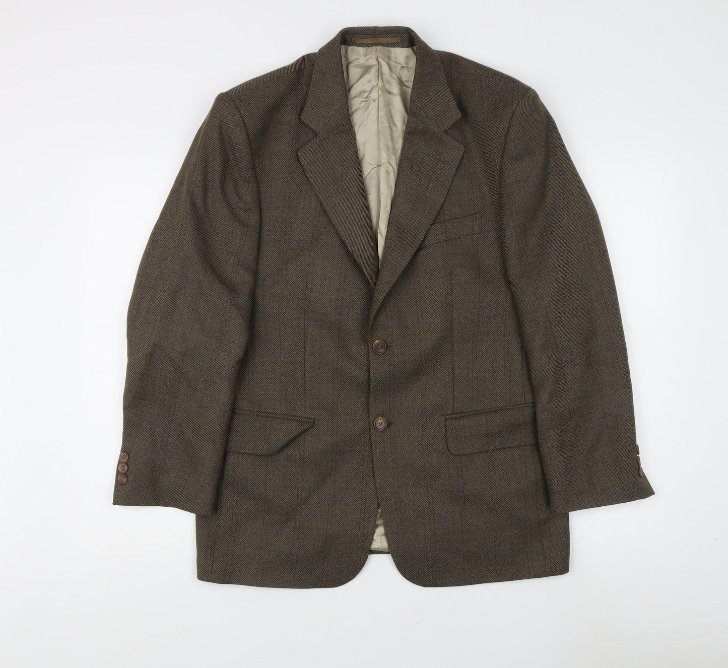 Roderick Charles Men's Brown Wool Blazer Jacket 40R