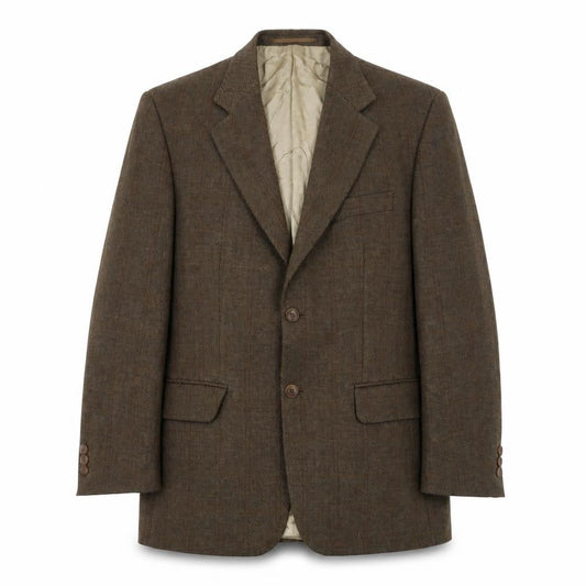 Roderick Charles Men's Brown Wool Blazer Jacket 40R