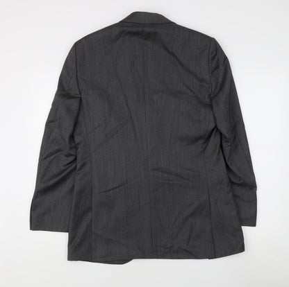 Roderick Charles Men's Brown Wool Blazer Jacket 40R