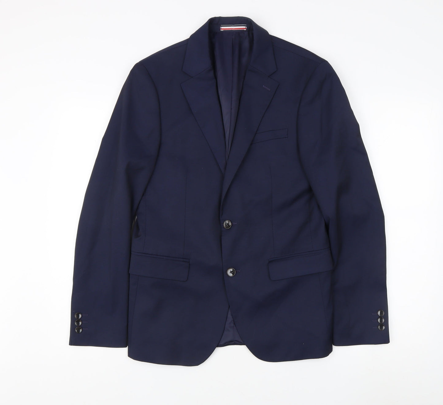 Moss Bros. Men's Blue Regular Fit Blazer 38R