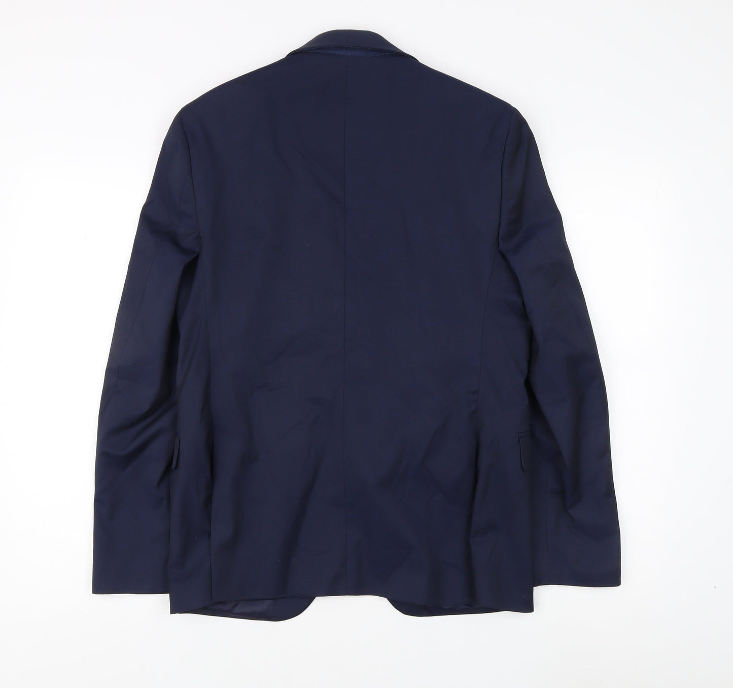 Moss Bros. Men's Blue Regular Fit Blazer 38R