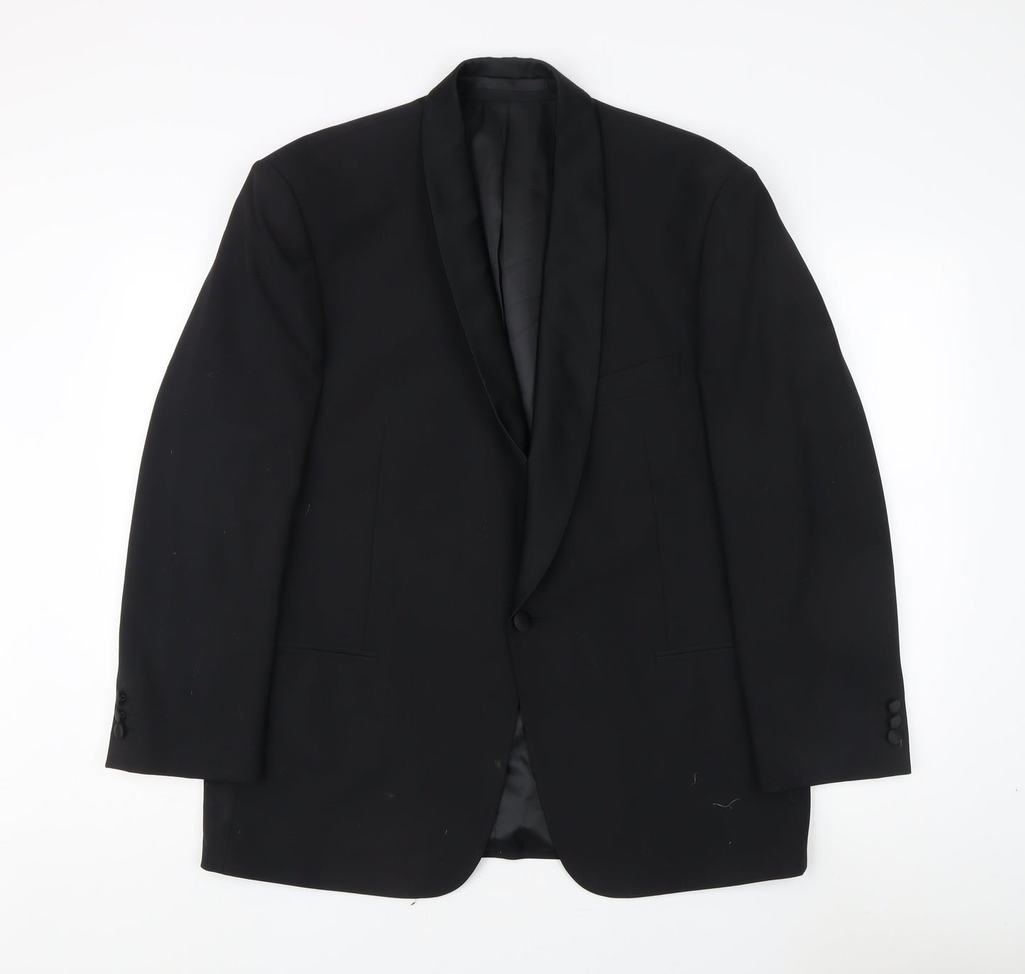 Marks & Spencer Men's Black Shawl Lapel Tuxedo Blazer 42 Short