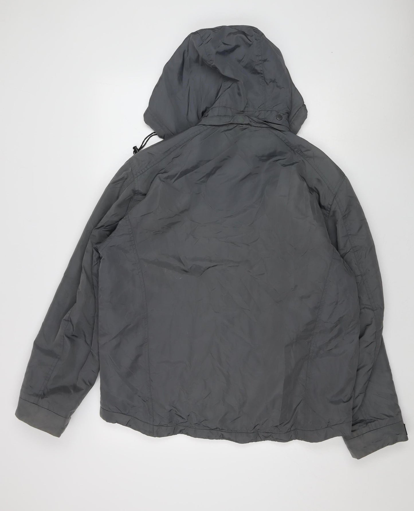 Gas Men's Grey Hooded Jacket L - Casual & Versatile
