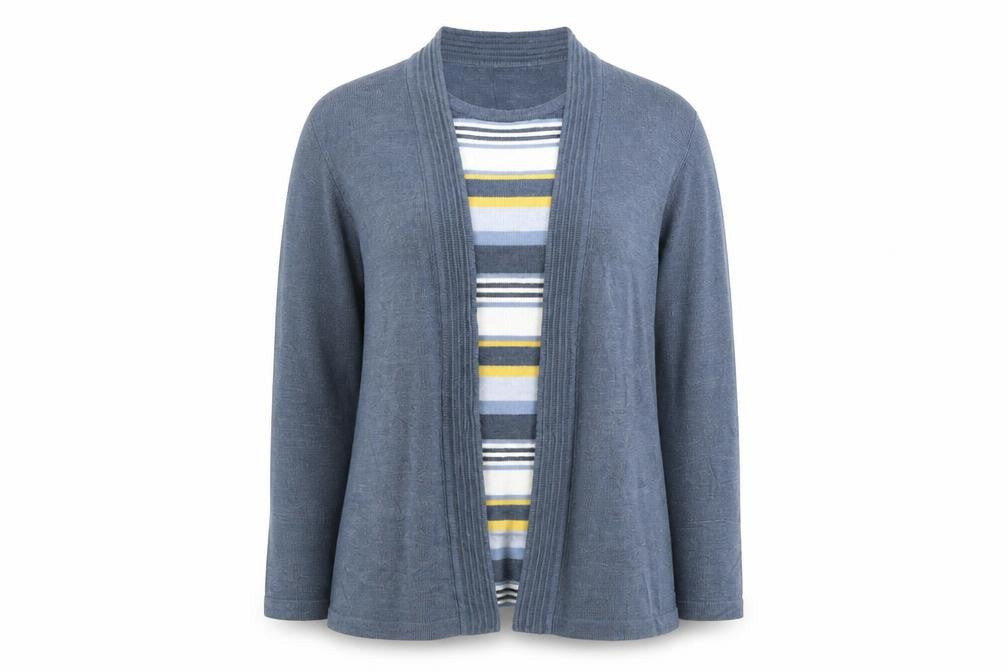 Honor Millburn Women's Blue Cardigan Size 18