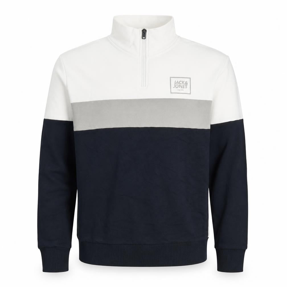 Jack & Jones Men's Multicoloured 1/4 Zip Hoodie