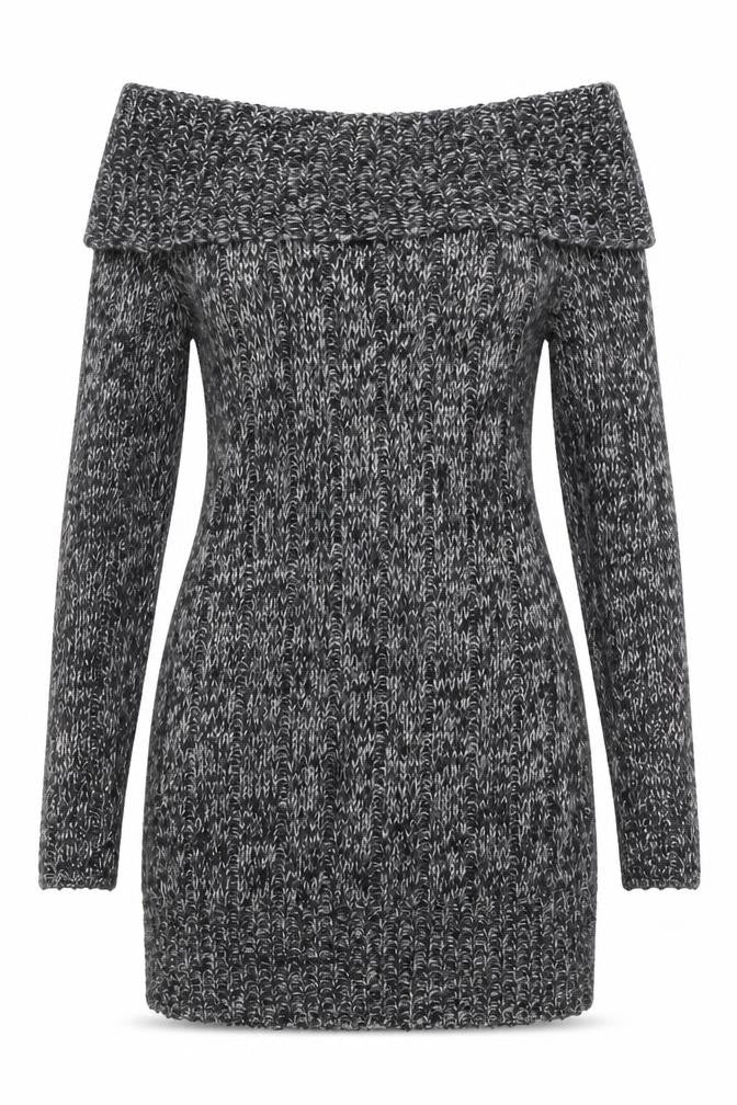 Joe Browns Women's Grey Cowl Neck Chunky Knit Jumper
