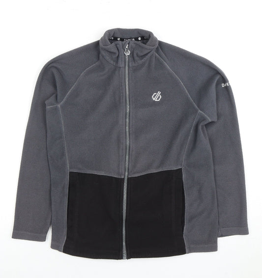 Dare 2b Boys Grey Fleece Jacket, Size 9-10 Years