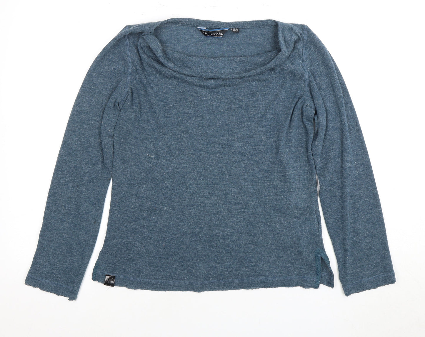Regatta Blue Cowl Neck Jersey Top for Unisex Adults - Size 12