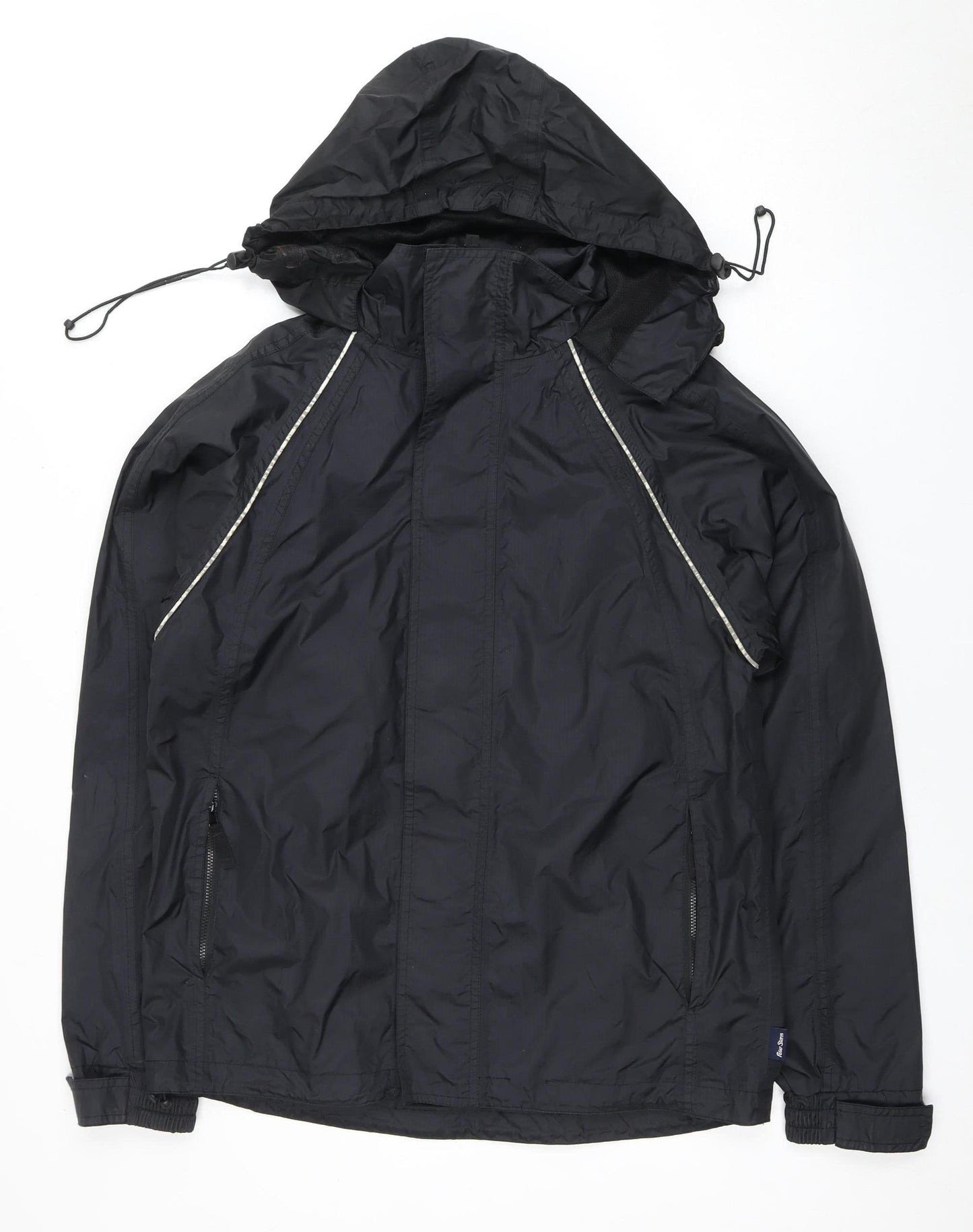 Peter Storm Men's Black XS Hooded Waterproof Jacket 32-34"
