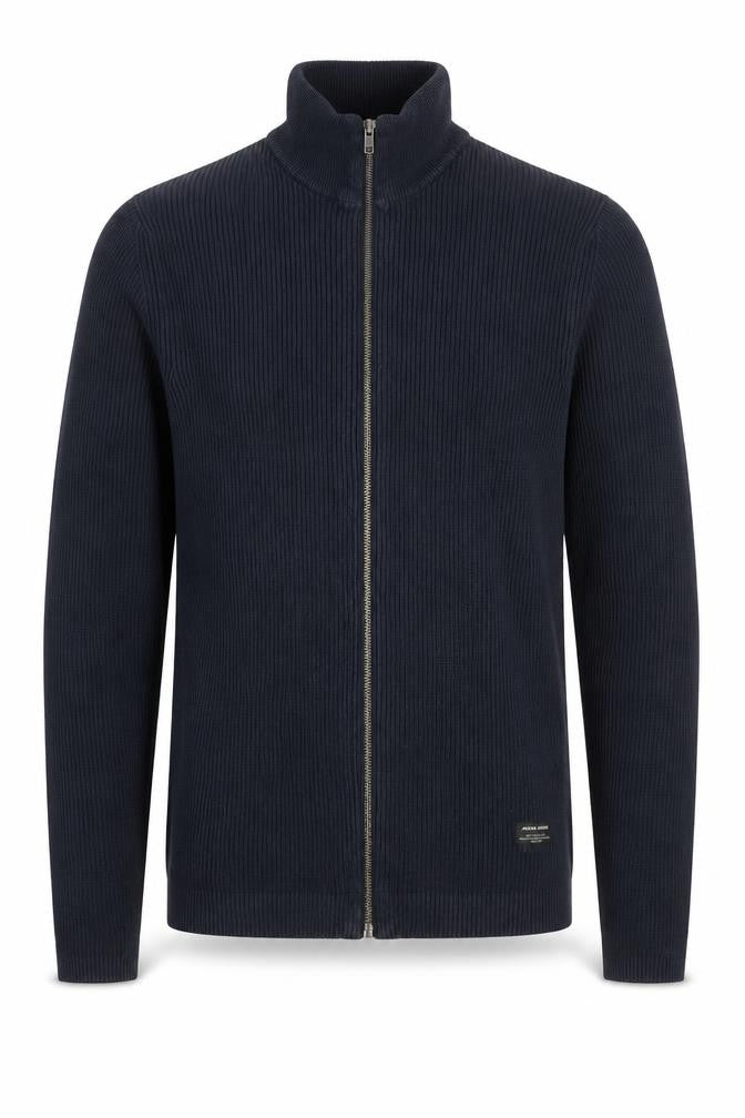 Jack & Jones Men's Blue Full Zip Jumper Size S