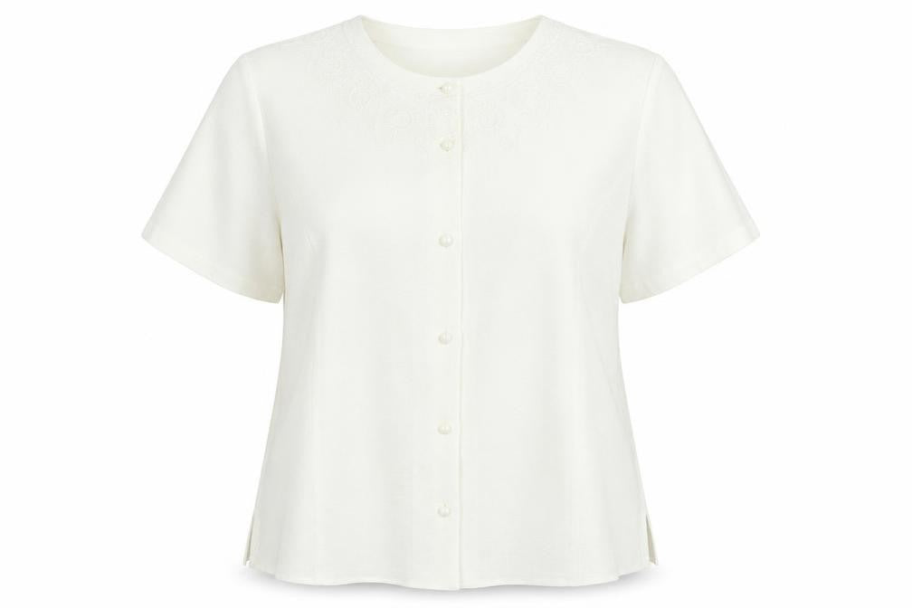 Honor Millburn Women's White Button-Up Top Size 22