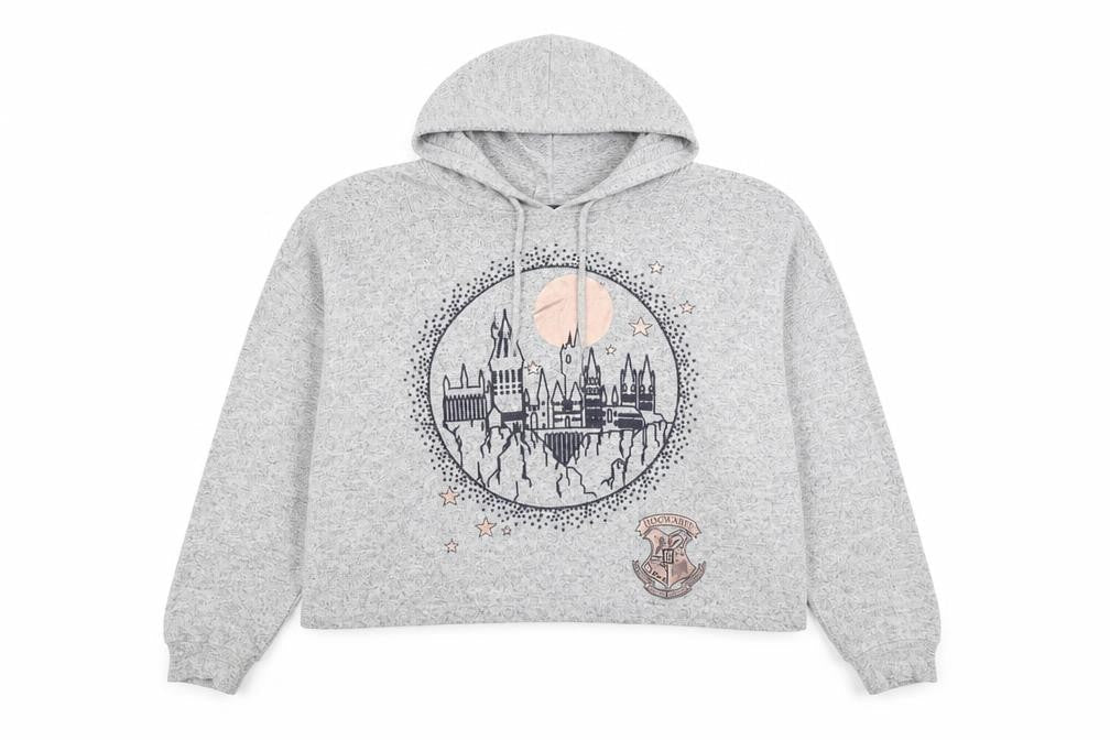 H. Potter Grey Women's Pullover Hoodie Size 6,8