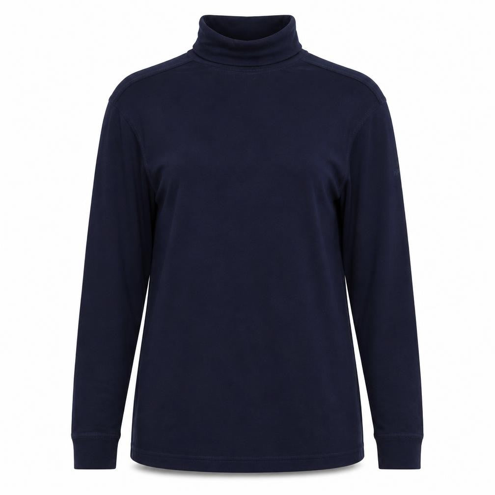 Hippo Women's Blue Cotton Polo Shirt M
