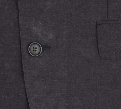 Moss 1851 Men's Grey Regular Suit Jacket 40R